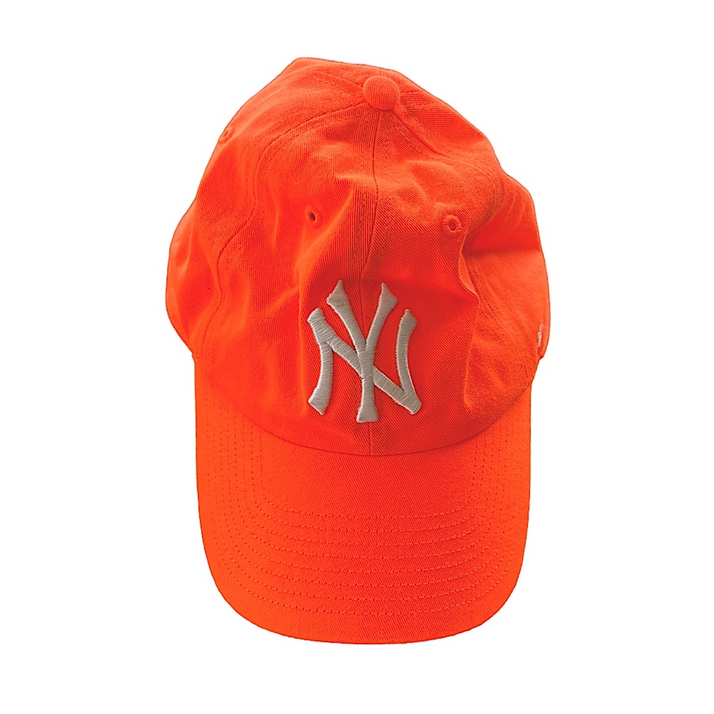 Yankees ‘47 neon orange 🍊 🧢, worn once and like new!